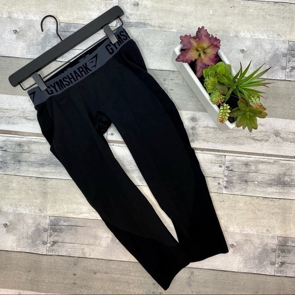 Gymshark Flex Leggings athleisure athletic black size S - Picture 1 of 8